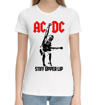 Хлопковая футболка AC DC