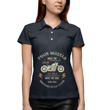 Женское Поло Motorcycle Club