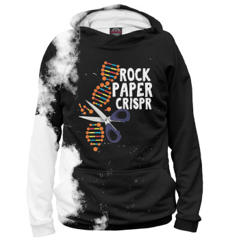 Худи Rock Paper Crispr DNA