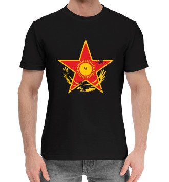 Хлопковая футболка Звезда - Казахстан