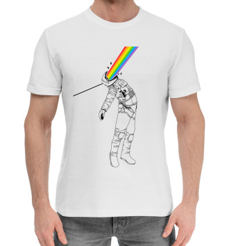 Хлопковая футболка Космическая радуга