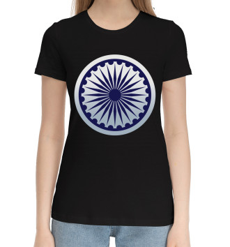Женская Хлопковая футболка Индия