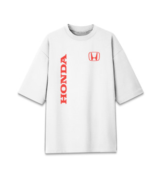 Женская Хлопковая футболка оверсайз Honda