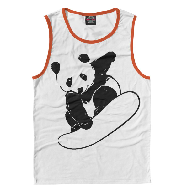 Майка Panda Snowboarder для мальчиков 