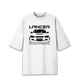 Хлопковая футболка оверсайз lancer evolution IX