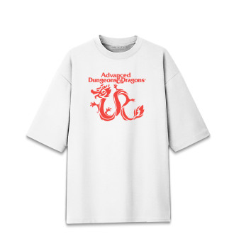 Мужская Хлопковая футболка оверсайз Dungeons & Dragons