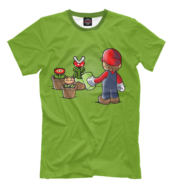 Футболка Марио садовник для мальчиков 