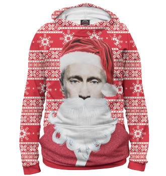 Худи для мальчиков Путин Дед Мороз