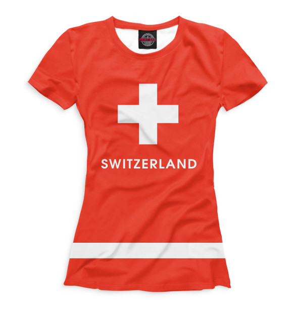 Футболка Сборная Швейцарии для девочек 