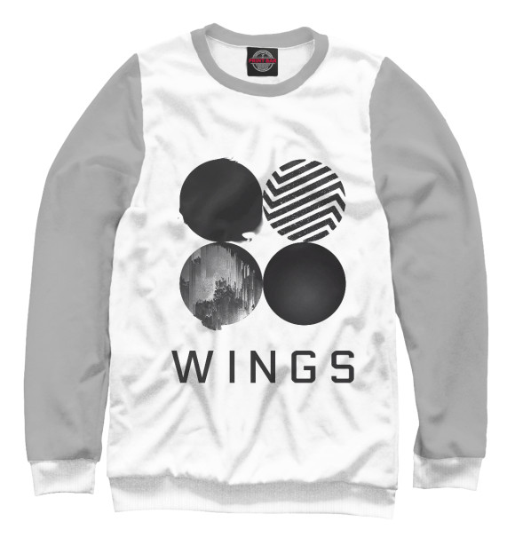 Свитшот Wings BTS для девочек 
