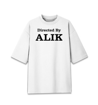 Женская Хлопковая футболка оверсайз Directed By Alik