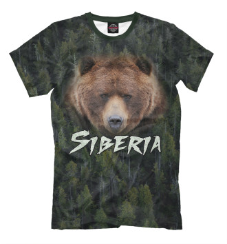Футболка для мальчиков Медведь / Сибирь