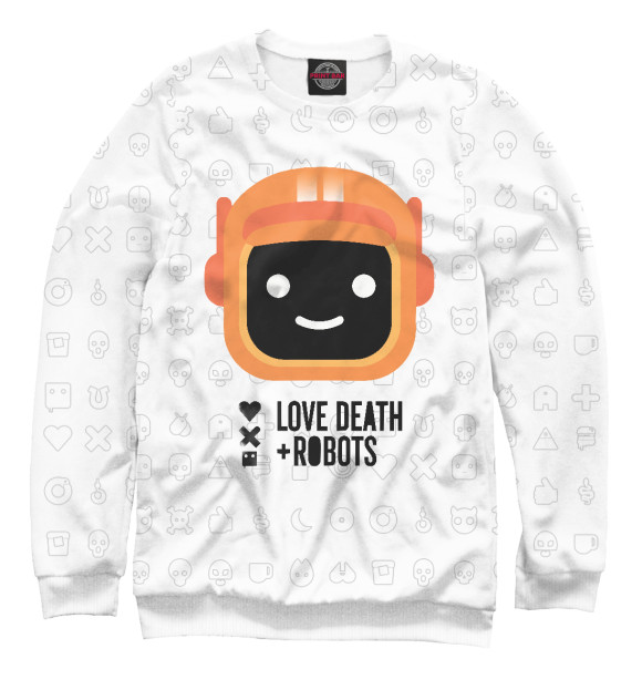 Свитшот Любовь, смерть и роботы для мальчиков 