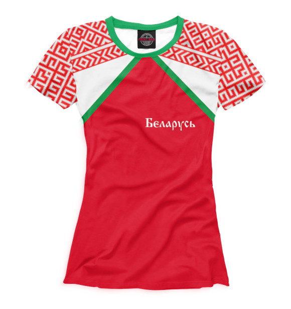 Футболка Беларусь для девочек 