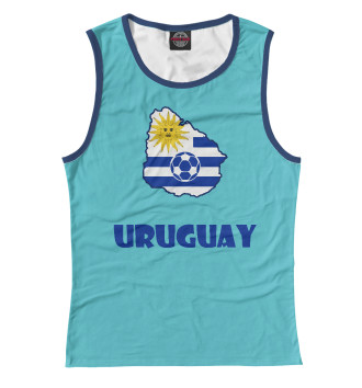Майка для девочек Уругвай