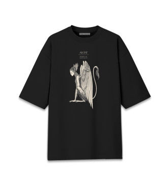 Женская Хлопковая футболка оверсайз Alcest