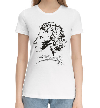 Хлопковая футболка Пушкин