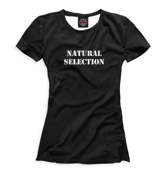 Футболка Natural Selection Black для девочек 