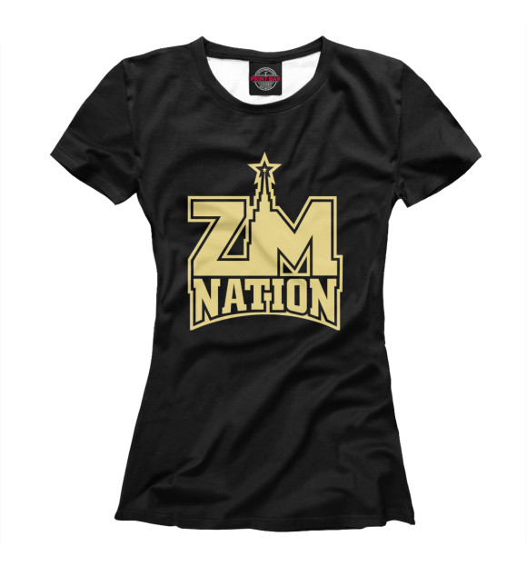 Женская Футболка ZM Nation