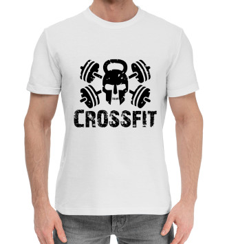 Мужская Хлопковая футболка Crossfit