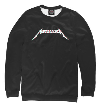 Мужской Свитшот Metallica glitch