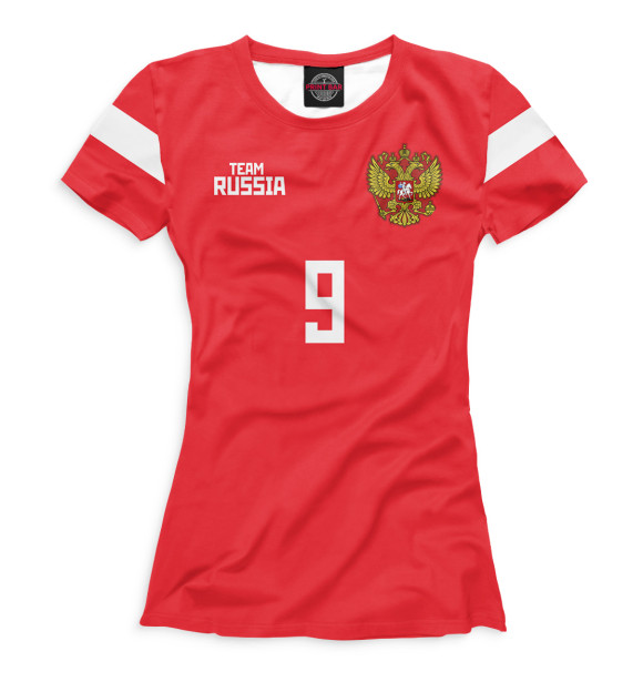 Футболка Сборная России Дзагоев для девочек 