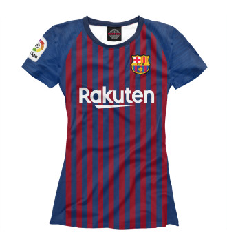 Футболка для девочек Барселона форма новая домашняя 2019