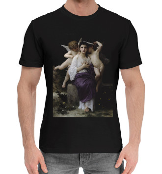 Мужская Хлопковая футболка Ангельский шопот