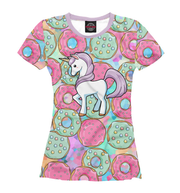 Футболка Donut unicorn для девочек 
