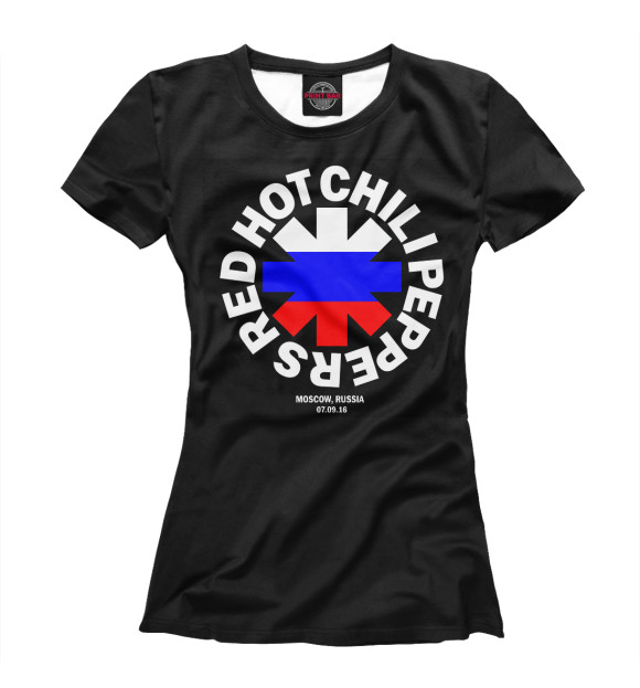 Футболка Red Hot Chili Peppers Moscow 2016 для девочек 