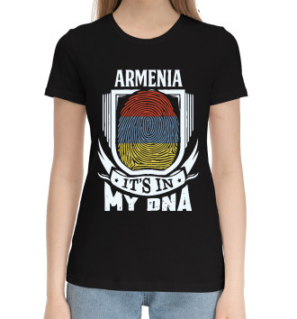 Хлопковая футболка Армения в ДНК