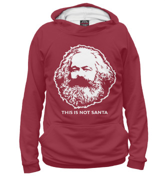 Женское Худи Карл Маркс не Санта
