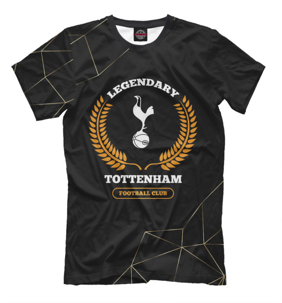 Футболка Tottenham Legendary черный фон для мальчиков 
