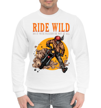 Хлопковый свитшот Ride wild