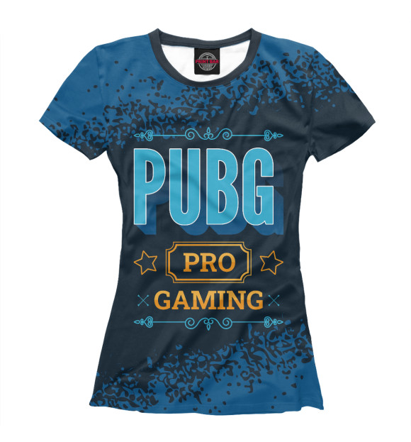 Футболка PUBG Gaming PRO (синий) для девочек 