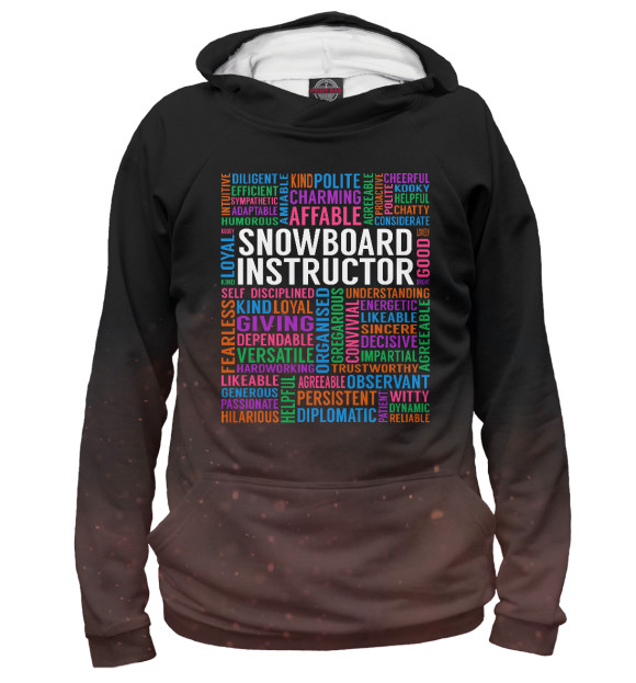 Худи Snowboard Instructor для мальчиков 