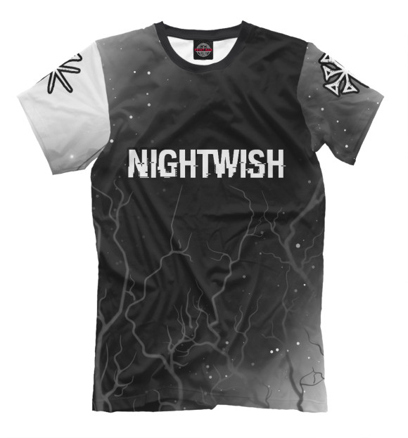 Футболка Nightwish Glitch Black для мальчиков 
