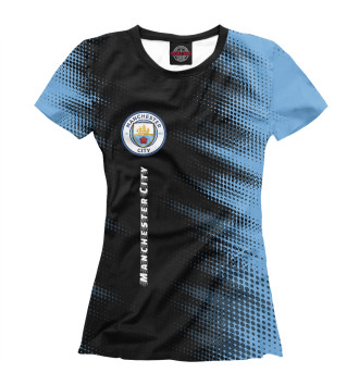 Футболка для девочек Manchester City + Полутона