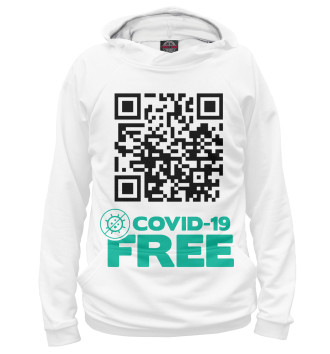 Худи для мальчиков COVID-19 FREE ZONE 1.1