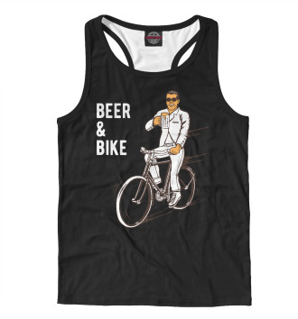Мужская Борцовка Велосипед и пиво