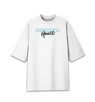 Хлопковая футболка оверсайз Dream Team House