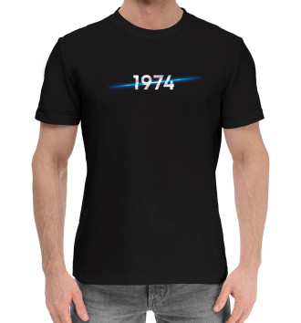 Мужская Хлопковая футболка Год рождения 1974