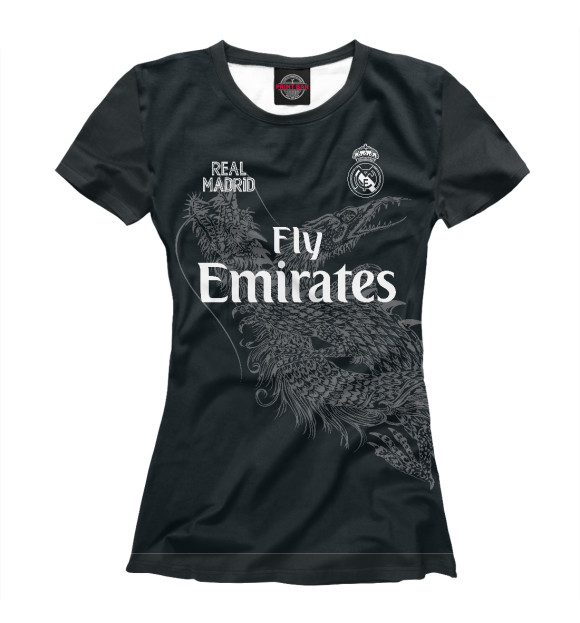 Футболка Real Madrid dragon для девочек 