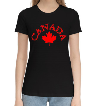 Хлопковая футболка Canada
