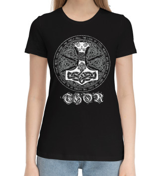 Женская Хлопковая футболка PAGAN символизм