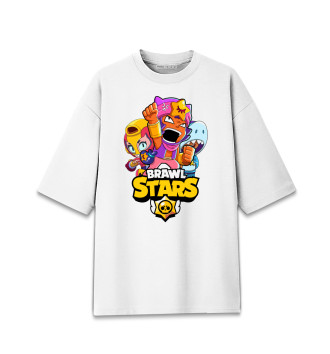 Хлопковая футболка оверсайз Brawl Stars, Sandy