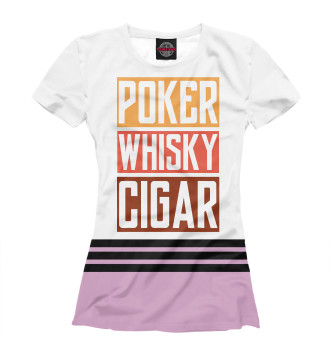Футболка Poker Whisky Cigar