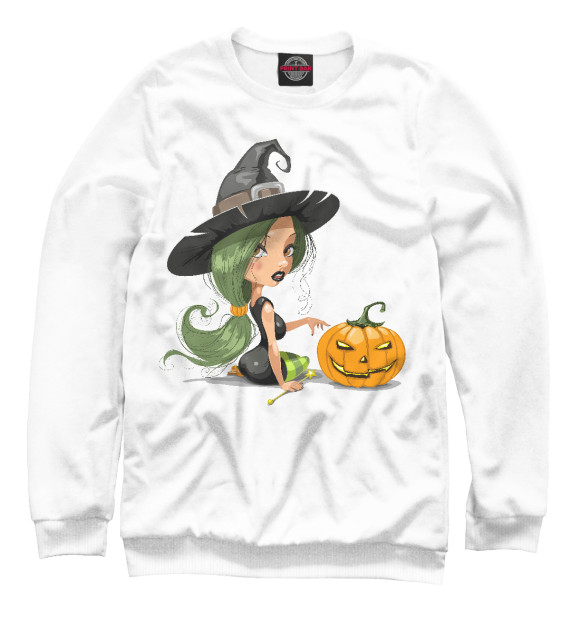 Свитшот Girl with pumpkin для девочек 