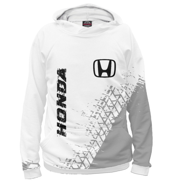 Худи Honda Speed Tires Белый для девочек 