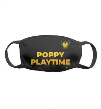 Маска для девочек Poppy Playtime Gold Gradient